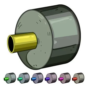 Temperature pipe insulation cartoon vector graphic Stock Illustration