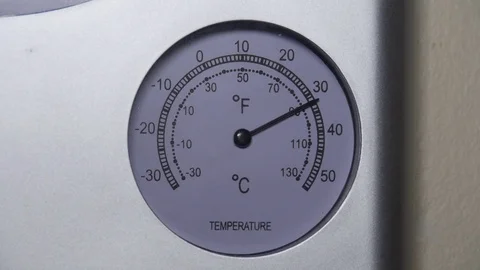 Temperature rising to 115 degrees. Stock Footage 69769135