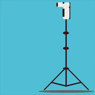 Temperature scanner Stock Illustration