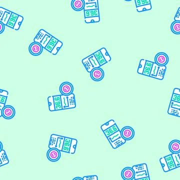 Temperature sensor wearable vector seamless pattern Stock Illustration
