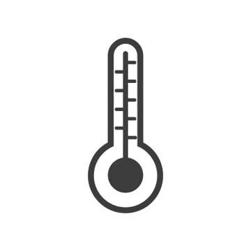 Temperature Vector isolated on white background. Stock Illustration