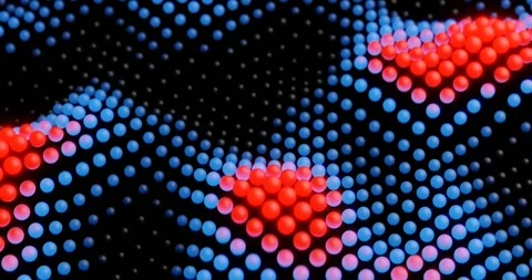 Temperature wave streams, 3d Animation 4k Vidéo 167837592