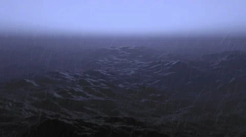 Tempest on the ocean Stock Footage 62585741