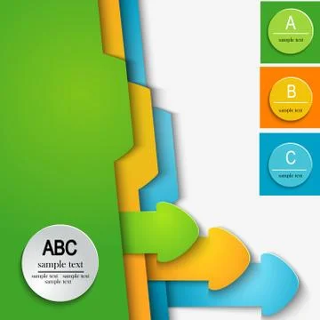 Template abc Stock Illustration