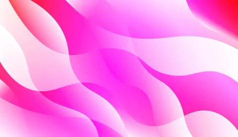 Template Abstract Background With Curves Lines. For Cover Page, Landing Page, Stock Illustration