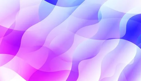 Template Abstract Background With Curves Lines, Wave Shape. Modern Screen Gra Stock Illustration