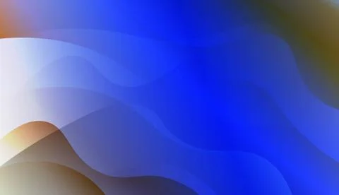 Template Abstract Background With Curves Lines. For Flyer, Brochure, Booklet  Stock Illustration
