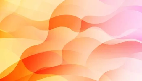 Template Abstract Background With Curves Lines, Wave Shape. Modern Screen Gra Stock Illustration