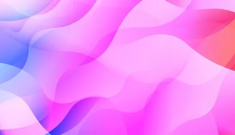 Template Abstract Background With Curves Lines, Wave Shape. Modern Screen Gra Stock Illustration