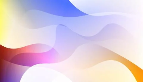 Template Abstract Background With Curves Lines. Design For Cover Page, Poster Stock Illustration