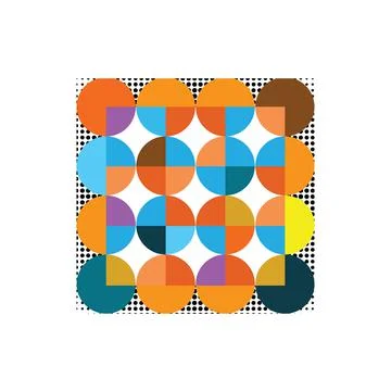 Template abstract background full color, can used for banner, cover, web and Illustrazione stock