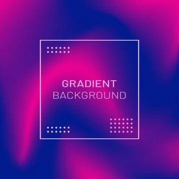 Template with abstract gradient shapes. Stock Illustration