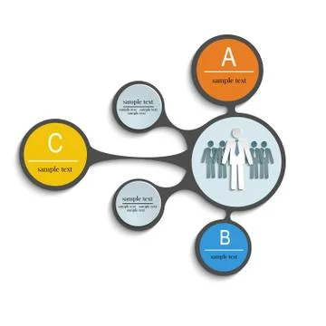 Template and people Stock Illustration