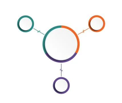 Template. Area chart. Diagram data Elements For infographics 3 position. Stock Illustration