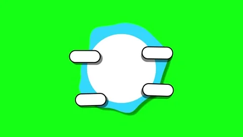 Template background circle info graphic animated template for basic explain.. Stock Footage 321328296