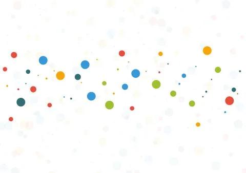 Template background with colorful dots Stock Illustration