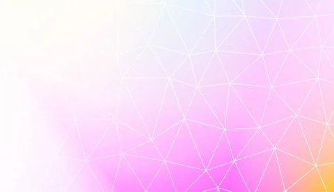 Template background with curved line. Polygonal pattern with triangles style. Stockillustratie