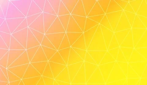 Template background with curved line. Polygonal pattern with triangles style. Illustrazione stock