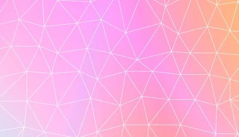 Template background with curved line. Polygonal pattern with triangles style. Illustrazione stock