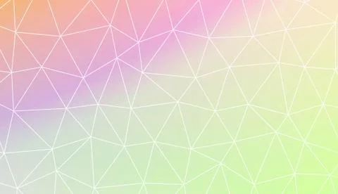 Template background with curved line. Polygonal pattern with triangles style. Stock Illustration