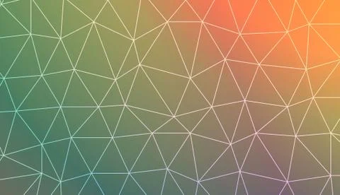 Template background with curved line. Triangles style. For interior wallpaper Stock Illustration