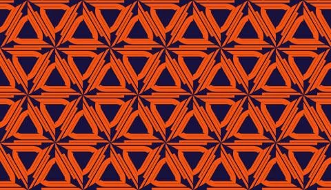 Template background with curved line. Triangles style. Vector illustration. F Illustrazione stock