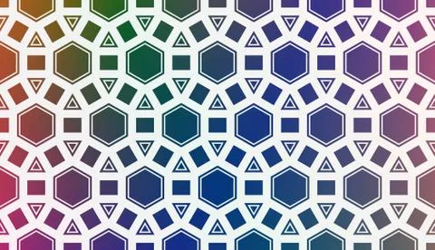 Template Background With Curved Line. Vector Illustration. Abstract Blurred G Stock Illustration