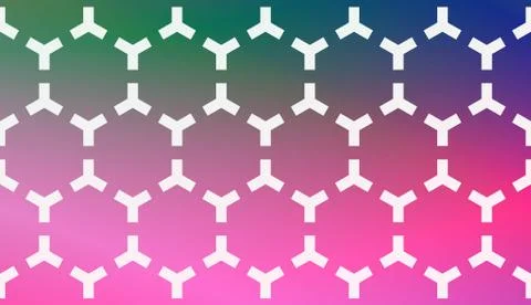 Template Background With Curved Line. Vector Illustration. Abstract Blurred G Stock Illustration