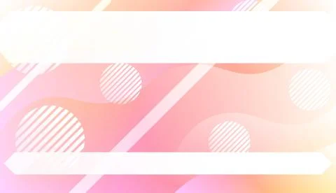 Template Background With Wave Geometric Shape, Lines, Circle. Design For Cove Illustrazione stock