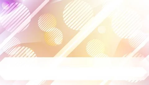 Template Background With Wave Geometric Shape, Lines, Circle. Design For Cove Stock Illustration