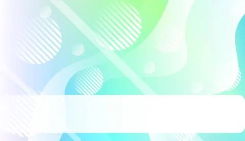 Template Background With Wave Geometric Shape, Lines, Circle. For Design, Pre Stock Illustration