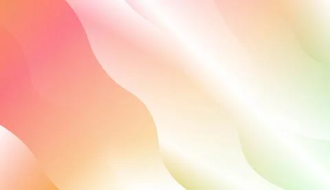 Template Background With Wave Geometric Shape. Design For Cover Page, Poster, Stock Illustration