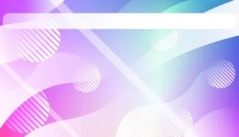 Template Background With Wave Geometric Shape, Lines, Circle. For Design, Pre 스톡 일러스트