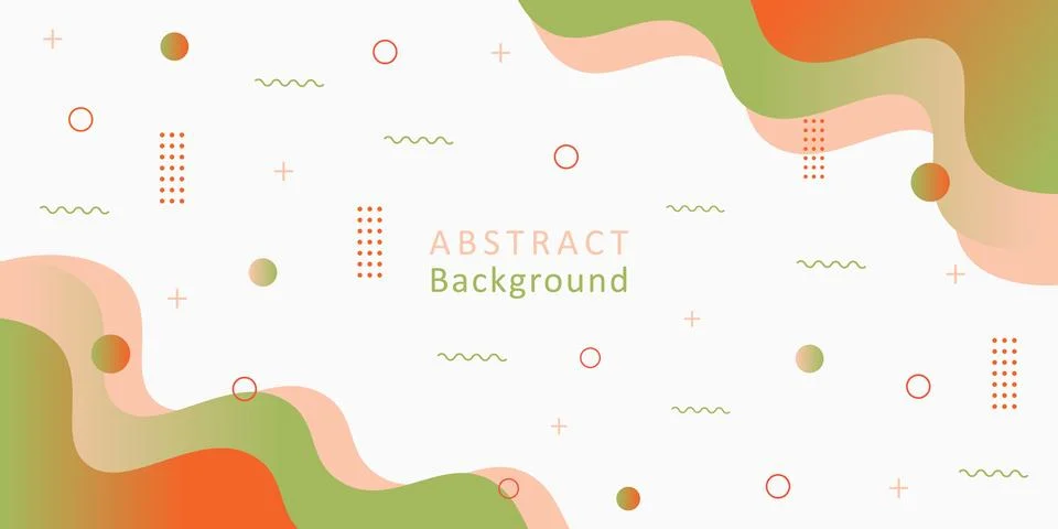 Template banner with gradient color. Minimal Design background with liquid shape Stock Illustration