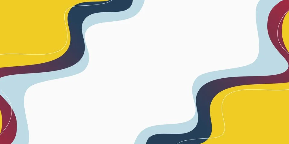 Template banner with gradient color. Minimal Design background with liquid shape Stock Illustration