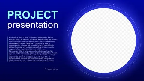 Template for banners, presentations, promotional posts, flyers, leaflets Stock Illustration