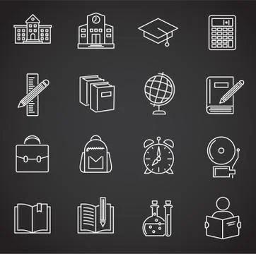 Template black background Stock Illustration