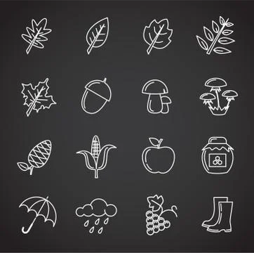 Template black background Stock Illustration