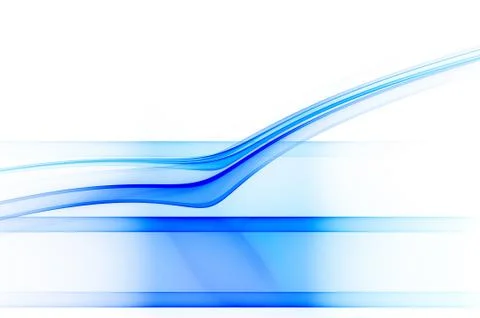 Template of blue card Stock Illustration