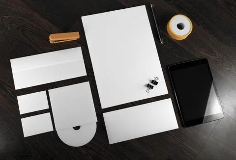 Template for branding identity Stock Photos