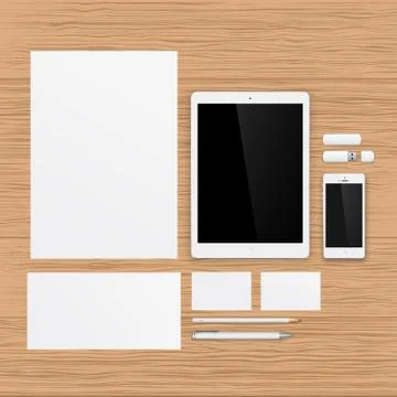 Template for branding Stock Illustration