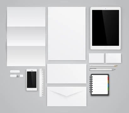 Template for branding Stock Illustration