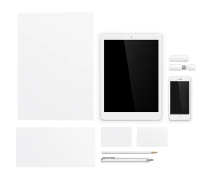 Template for branding Stock Illustration