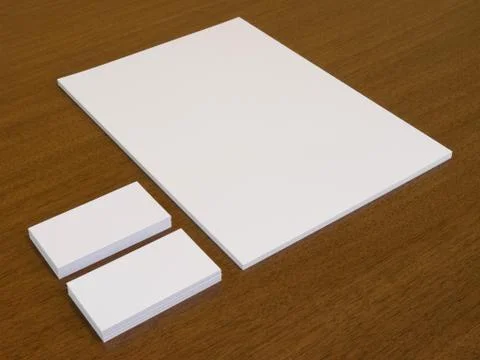 Template for branding presentation. Stock Photos