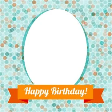 Template for card or invitation. Stock Illustration