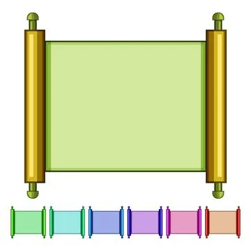 Template chinese scroll cartoon vector graphic Stock Illustration