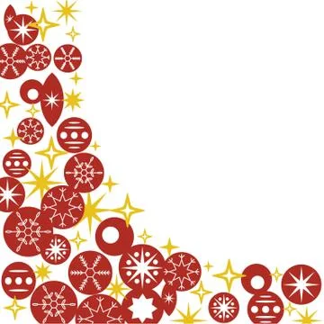 Template for Christmas card. Stock Illustration