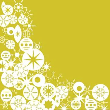 Template for Christmas card. Stock Illustration