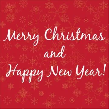 Template for Christmas card. Stock Illustration