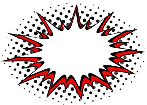 Template comic speech, Comic text composition idea conversation, pop art Stock Illustration